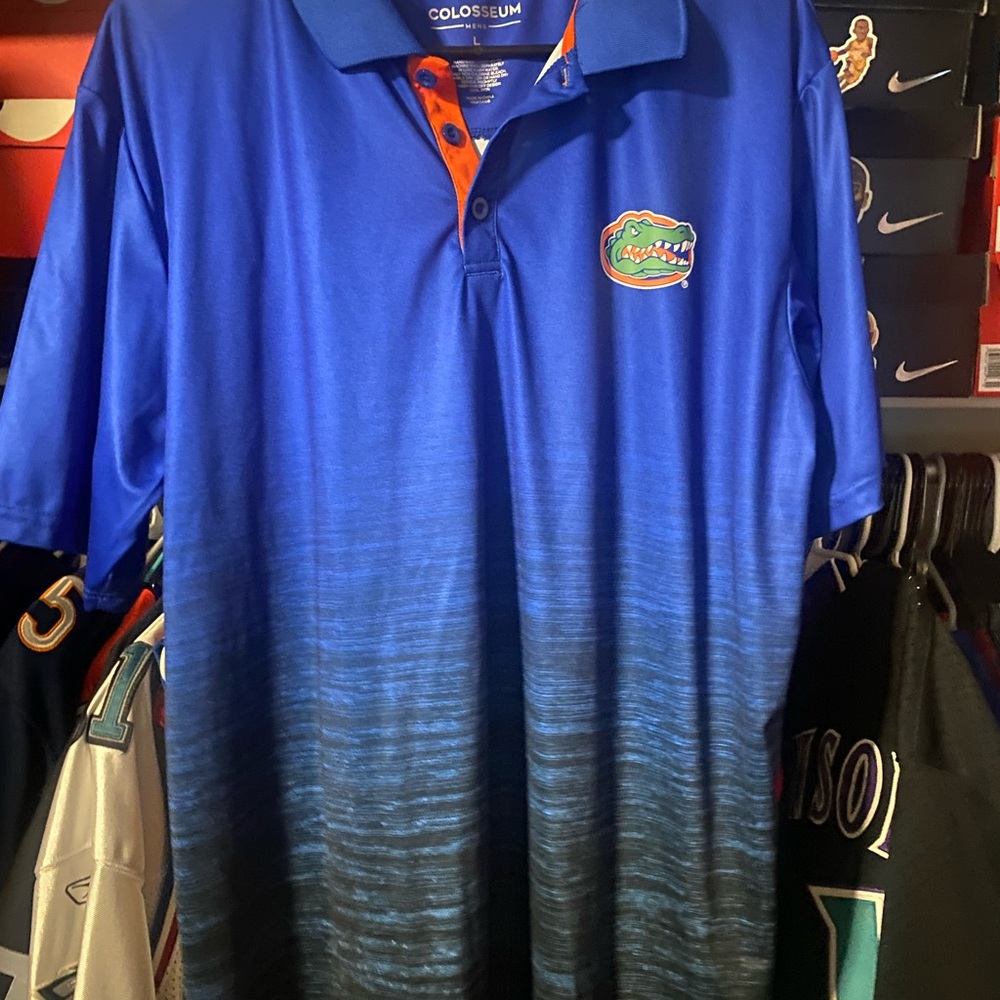 Colosseum University of Florida Men's Blue Polo Sideline Shirt